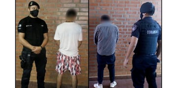 Posadas: detienen a dos hombres involucrados en ilícitos