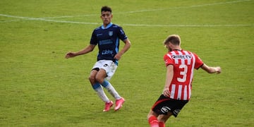 "El Polaco" Rodrigo Mazur puso el 1-0 para una victoria que esperó 20 años (Prensa Instituto).