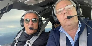 La última foto de los tripulantes brasileros del avión que desapareció camino a Chubut.