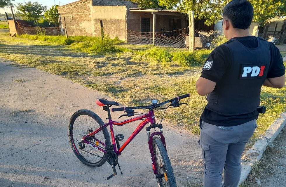 La PDI recuperó una bicicleta robada