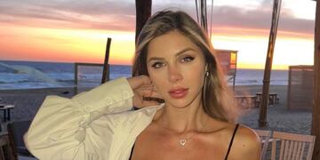 El look que Romina Malaspina lució en Miami cuando debutó como DJ.