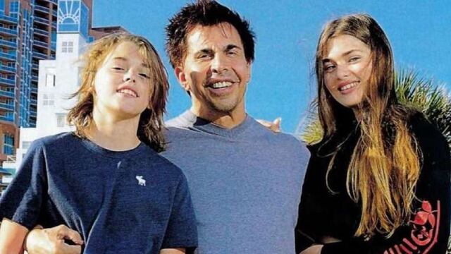 Gustavo Martínez junto a Martita y Felipe.