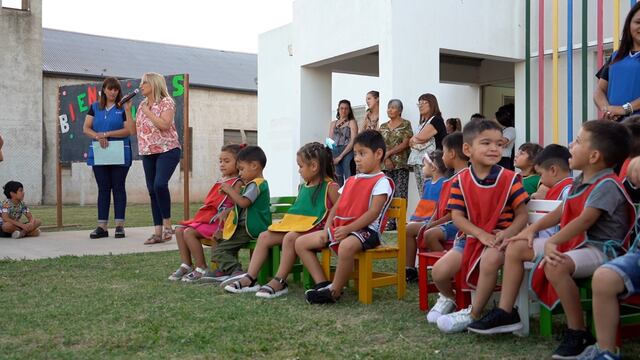 Fin del ciclo lectivo en el Jardín de Infantes del barrio Zazpe