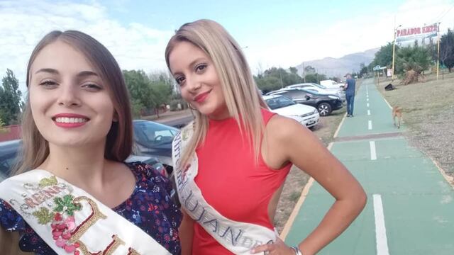 Quimey Pozo (de rojo) tenía 20 años.