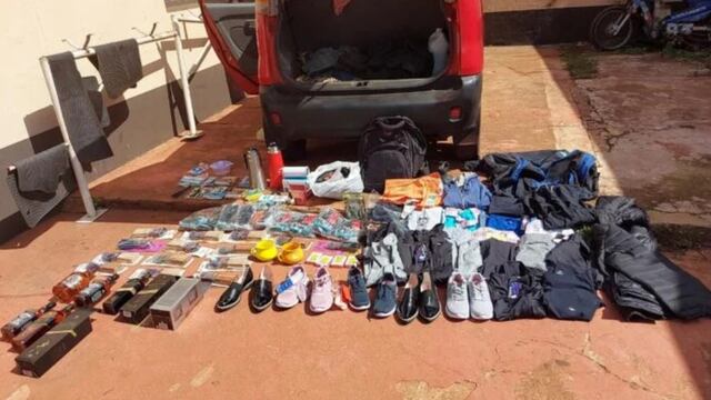 Cuatro personas fueron detenidas por un robo en un comercio de Oberá.