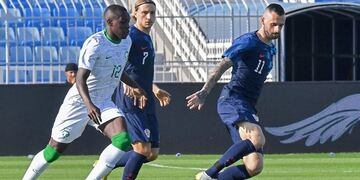 Arabia Saudita cayó ante Croacia por 1 a 0. Foto: @ahsokathanoss.