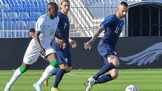 Arabia Saudita cayó ante Croacia por 1 a 0. Foto: @ahsokathanoss.