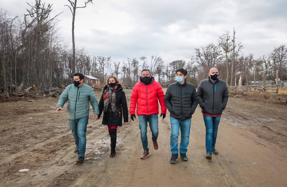 Harrington junto a los Concejales Taberna y Rodríguez realizaron una recorrida por las distintas obras de infraestuctura
