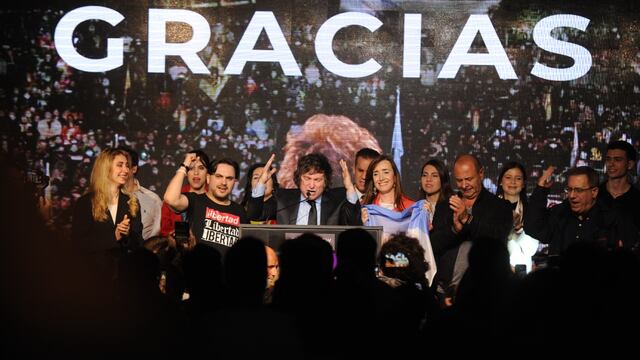 Javier Milei, la sorpresa en estas elecciones PASO 2021. (Foto: Clarín)