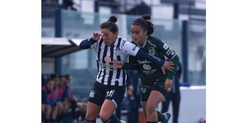 Las chicas de Talleres empezaron ganando pero Sarmiento se los empató al final. (@talleres.fem)