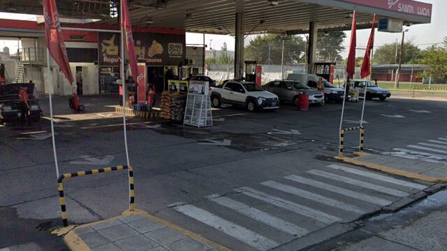 La estación de servicio donde asesinaron a un trabajador.