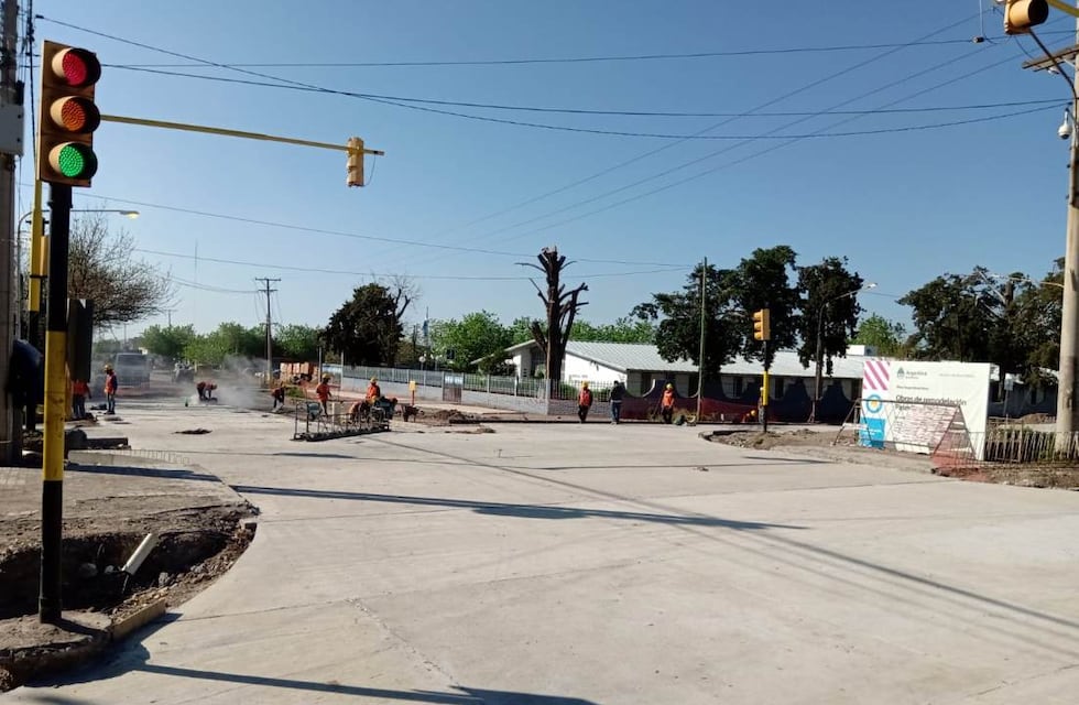 Los trabajos en el nudo vial de Alberdi están al 70%