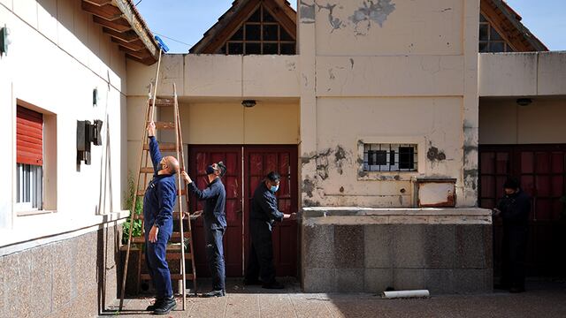 Personal del buque logístico ARA “Patagonia” realizó tareas de mantenimiento en la “Casa del Niño”