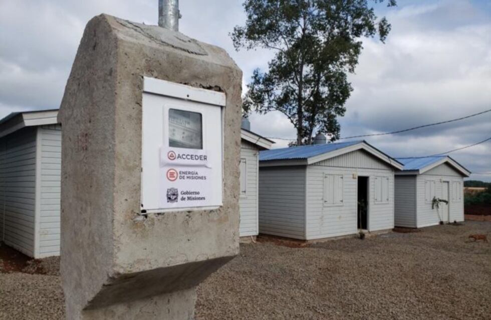 Energía de Misiones incorporó al servicio eléctrico a las familias relocalizadas