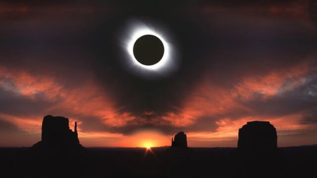 El extraño eclipse solar híbrido.