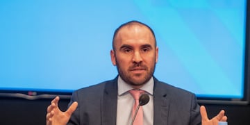 Martín Guzman Ministro de Economía junto anuncia el acuerdo con el FMI en Argentina . Foto Federico Lopez Claro
Fondo Monetario Internacional