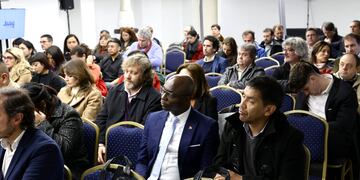 Representantes de importantes compañías, directivos de entidades empresariales, diplomáticos y funcionarios de varias provincias asistieron a la presentación de la Expojuy 2024.