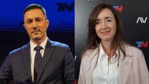 Luis Petri y Victoria Villarruel