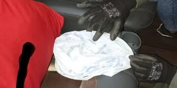 Incautan más de 54 mil reales a un pasajero de un micro en San José.