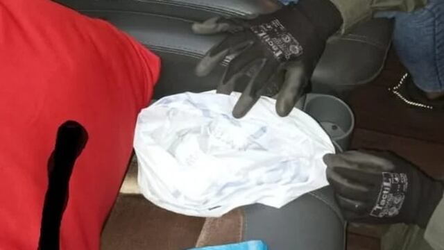 Incautan más de 54 mil reales a un pasajero de un micro en San José.