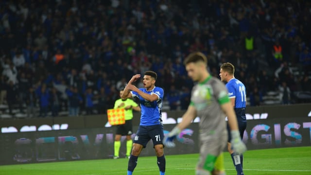 Diego Valoyes marcó el gol con el que Talleres se puso en ventaja ante Banfield en la Liga Profesional. (Javier Ferreyra)