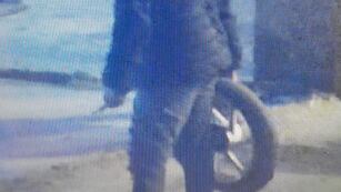 Llevaba una rueda de moto en el Zazpe