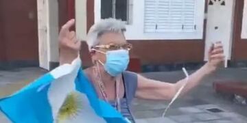 Cristina, la abuela viral de Villa Luro