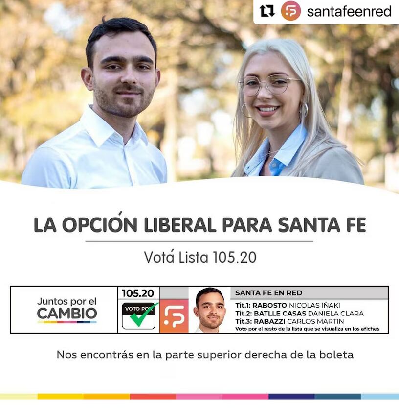 Daniela Batlle Casas y su candidatura a concejal en Santa Fe.