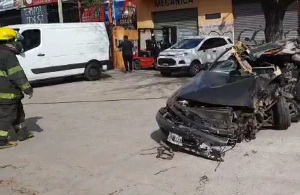 Fatal accidente de tránsito en Longchamps se cobró la vida de cuatro jóvenes
