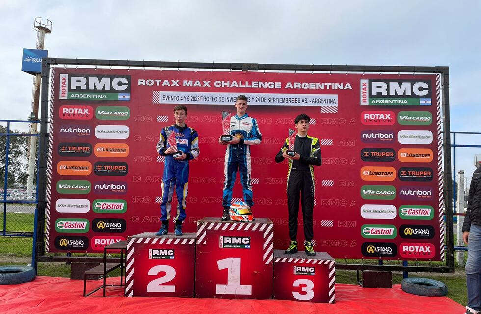 Fausto Arnaudo ganó en el Kartódomo del Gálvez la cuarta fecha de la Rotax Buenos Aires
