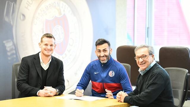Sebastián Torrico firmó su continuidad con San Lorenzo.