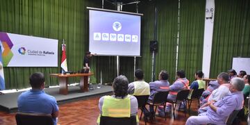 Personal de Espacios Verdes se capacitó en Ojos en Alerta