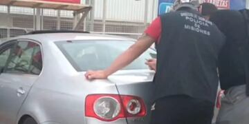Secuestraron un auto vinculado a un hecho de estafa en Río Gallegos en Posadas