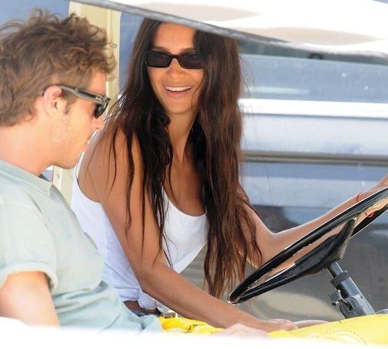 Zaira Nara y Robert Strom.