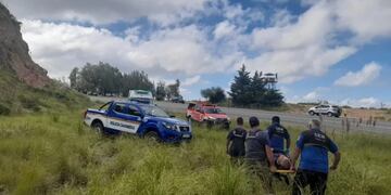 El hombre fue trasladado a un centro médico de Villa Carlos Paz.