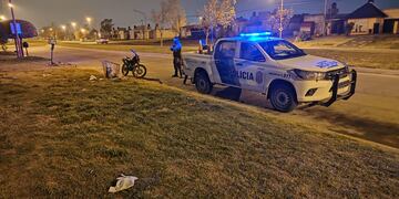 Recuperan moto robada