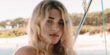 La hija de Ricardo Fort se mostró en Estados Unidos.