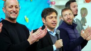 Martín Insaurralde y Axel Kicillof - Foto Clarín