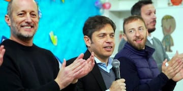 Martín Insaurralde y Axel Kicillof - Foto Clarín