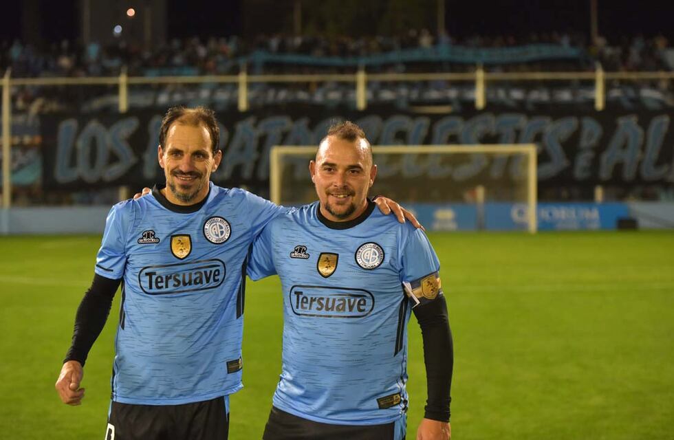 Paolo Frangipane y Matías Gigli y un homenaje lleno de recuerdos en la cancha de Belgrano