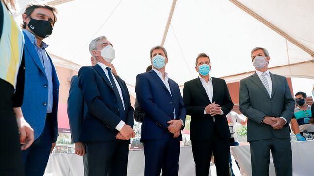 Sergio Massa y Mario Meoni visitaron San Juan/ Si San Juan