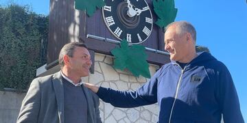 Hector Baldassi (Juntos por el Cambio) en respaldo a la candidatura de Esteban Avilés