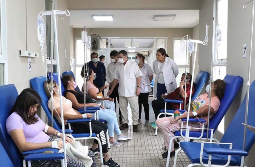 Instalan más de 20 postas de hidratación en el Hospital Avellaneda