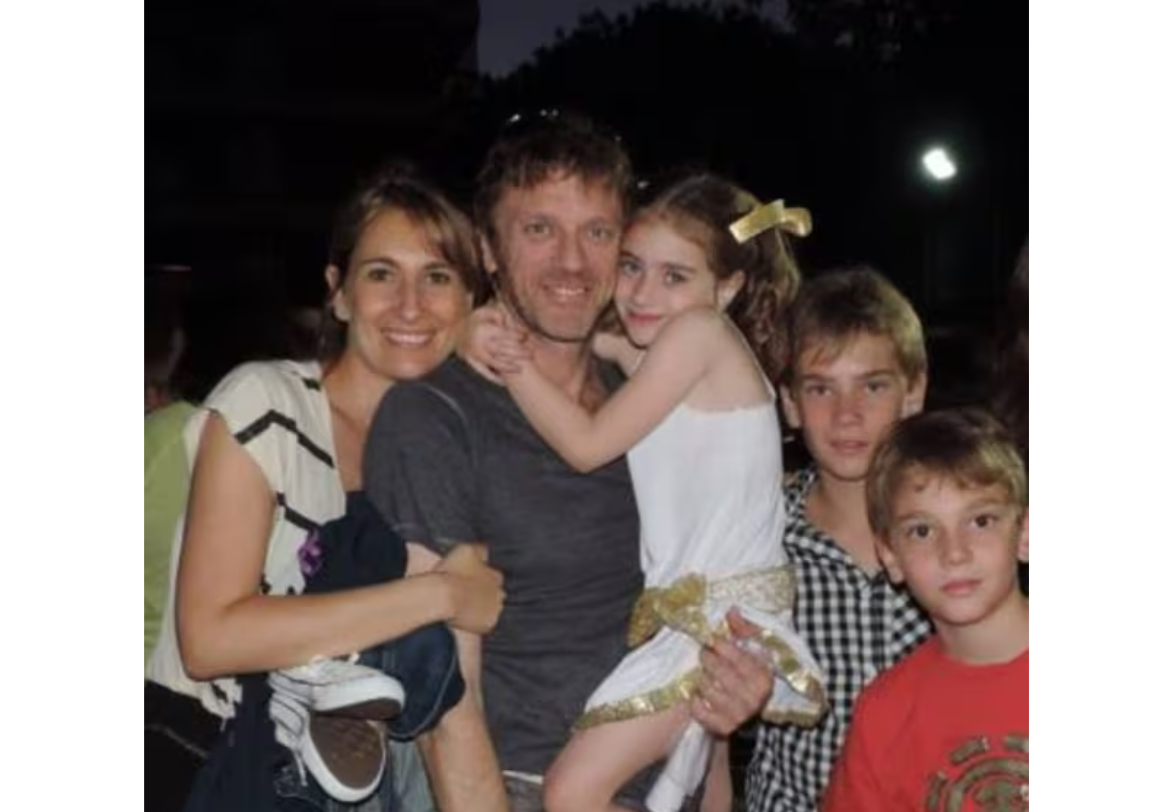 Federico y su familia.