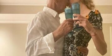 Elina Constantini celebró el cumpleaños número 76 de su esposo con mucho amor.