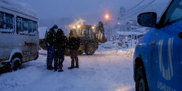 Se llevaron a cabo tareas inherentes al Operativo Invierno en el Valle de Andorra