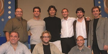 Toti, Pablo, Pachu y todo el equipo de humoristas que acompañaba a Marcelo Tinelli en el exitoso programa de los '90.