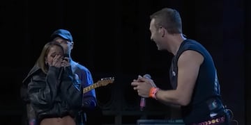 Coldplay invitó a Tini a Saturday Night Live para presentar su nuevo disco (Captura de pantalla)