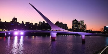 Puente de la Mujer, Puerto Madero (Gobierno de la Ciudad de Buenos Aires).