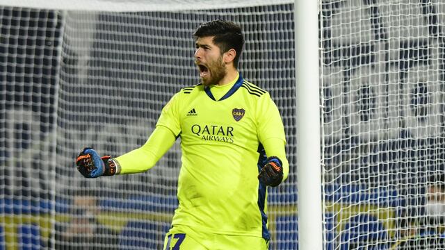 Agustín Rossi, héroe de Boca en los penales contra River.